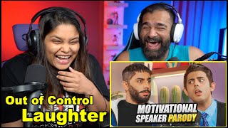 MOTIVATIONAL SPEAKER PARODY  CARRYMINATI REACTION Reupload [upl. by Devina691]