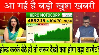 Hero motocorp share lastest news today  hero motocorp share lastest Target [upl. by Mcknight726]