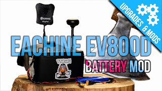 Eachine EV800D FPV Goggles Battery Mod  Adding an external battery [upl. by Jacques]