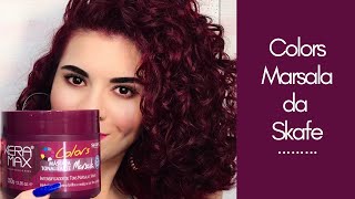 TESTANDO TONALIZANTE NO MEU RUIVO MARSALA DA SKAFE COSMETICOS [upl. by Jessalyn]