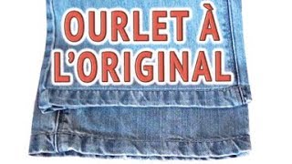 Comment raccourcir le jeans en gardant son ourlet original👀✂️ facilement👍 [upl. by Teriann]