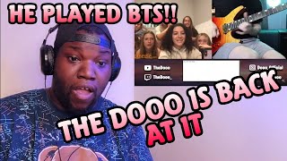 The Dooo  Guitarist Amazes Strangers On Omegle  Reaction  He Played BTS [upl. by Ardyth]