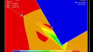 Scratch Test Simulation  ANSYS Animation [upl. by De]