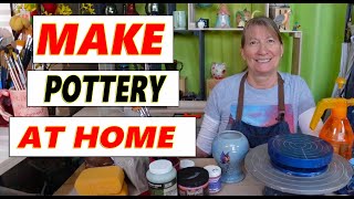 START MAKING POTTERY AT HOME  WHAT YOU WILL NEED [upl. by Ahcsim]