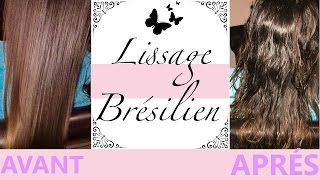 Lissage Brésilien 😍shampoing  lissage Ensemble Résultat 🔝🔝 [upl. by Llenyaj848]