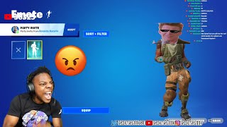 IShowSpeed Gets Rick Rolled In Fortnite [upl. by Enyamrahc]