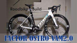 FACTOR OSTRO VAM 20  Road Bike Build  ロードバイク組み付け [upl. by Aimej]