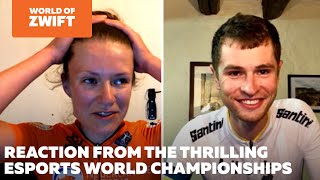 UCI Cycling Esports World Championships Reaction World of Zwift Episode 58 [upl. by Roanna]