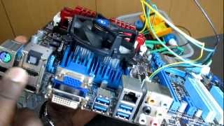 Installing Asus P8Z77V with Intel Core i5 Ivy Bridge and 8GB Ram  Part 12 [upl. by Nomma214]