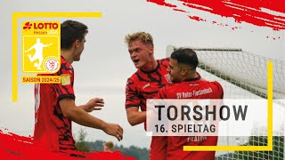 Torshow 16 Spieltag LOTTO Hessenliga 202425 [upl. by Ethbin]