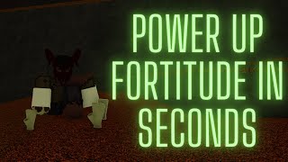 FASTEST WAY TO LEVEL UP FORTITUDE DEEPWOKEN [upl. by Audrie581]