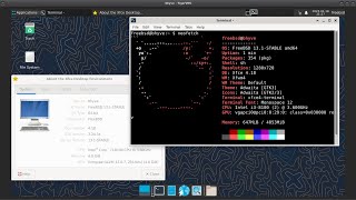 FreeBSD Desktop 131 XFCE 418 Desktop Environment [upl. by Wolfe]