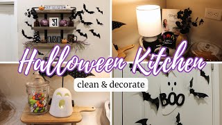 HALLOWEEN KITCHEN  HALLOWEEN CLEAN amp DECORATE PART THREE  Halloween decorating ideas [upl. by Wymore]