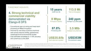 6th Shaw and Partners Uranium Conference Sep 2024 – Bannerman Energy BMN [upl. by Hardden]