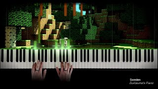 C418  Sweden Minecraft  Piano Cover [upl. by Giacomo192]