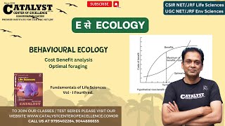 Behavioural ecology  CSIR NET Life sciences  UGC NET Env sc  Rupendra Singh  Catalyst COE [upl. by Luapleahcim]