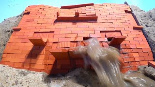 Top Mini Dam Failures After Emergency Water Discharges  Mini Brick Construction Disaster Experiment [upl. by Lewis965]