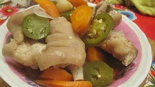 ¡Imperdible Receta Fácil de Patitas de Cerdo en Escabeche [upl. by Wiggins]