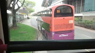 Bus Ride on Svc 185 under SMRT Buses [upl. by Jessy]