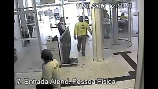 Roubo a banco em Cuiabá 11012016 [upl. by Ayeka]