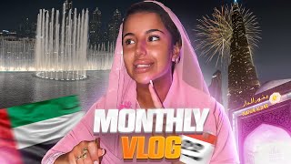 Découverte de Dubai  Mon Retour en France I MONTHLY VLOG 🌸 [upl. by Glad]