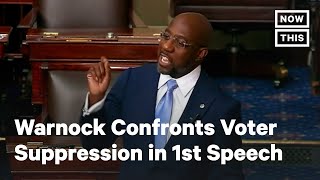 Raphael Warnock Delivers First Floor Speech [upl. by Nelson]