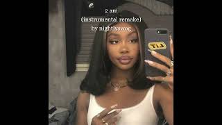 sza  2AM instrumental remake [upl. by Cassandry]