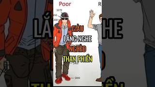 Giàu LẮNG NGHE  Nghèo THAN PHIỀN  DBDMoney shorts [upl. by Laetitia]