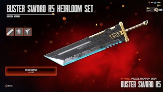 NEW Buster Sword Universal Heirloom in Final Fantasy x Apex Legends [upl. by Vierno]