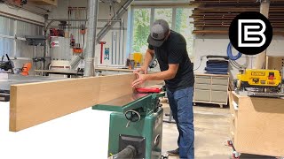 Building a VERY LONG oak shelf [upl. by Ellicul]