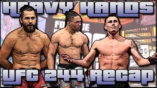 Zabit vs Kattar amp UFC 244 Heavy Hands 289 [upl. by Arfihs882]