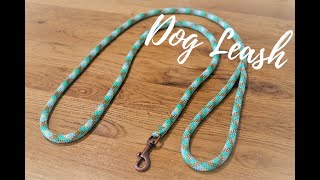 Hundeleine selber machen Paracord einfache Anleitung  Dog Leash easy DIY Tutorial [upl. by Otti]