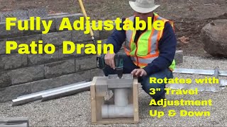 How to install a patio drain easily [upl. by Ylrrad]