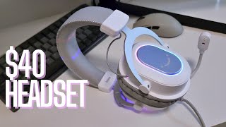 40 Gaming Headset Review Fifine Ampligame H6 [upl. by Akinit]