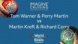 World Indoor Bowls Championship 2024 Tom Warner amp Perry Martin vs Martin Kreft amp Richard Corry  … [upl. by Robbert]