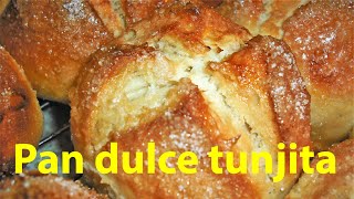 Receta de Pan Dulce Tunjita  Piñita paso a paso [upl. by Sihonn]