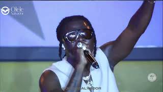 Stonebwoy performs hit songs  New Single with Odumodu Black at All African Games Closing Ceremony [upl. by Alyad91]