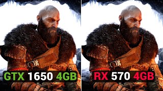 Nvidia GTX 1650 vs AMD RX 570 4GB New Games Test 2024 [upl. by Rebmit]