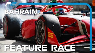 F2 Feature Race Highlights  2024 Bahrain Grand Prix [upl. by Ettenotna]