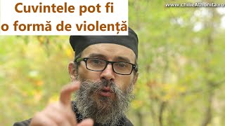 Cuvintele pot fi o formă de violență  părintele Teologos [upl. by Nhepets]