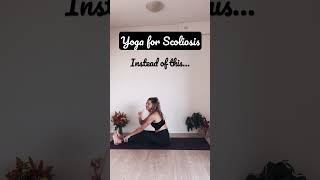 Scoliosis tips and help  avoid deep forward folds in yoga [upl. by Suiratnauq]