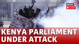 Kenya News Live  AntiFinance Bill Protest Live  Kenya Parliament Under Attack LIVE Updates  N18G [upl. by Amikehs118]