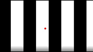 Optokinetic Training  Wide Stripes Rightleft w Red Dot [upl. by Merton]