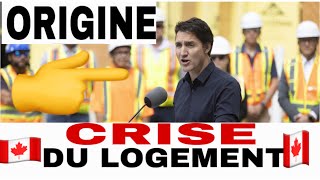 ORIGINE DE LA CRISE DU LOGEMENT AU CANADA 🇨🇦 [upl. by Aihsrop]