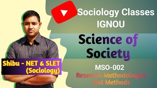 Sociology  Science of Society  Historical Development of Sociology  IGNOU MSO 002 [upl. by Eserehc]