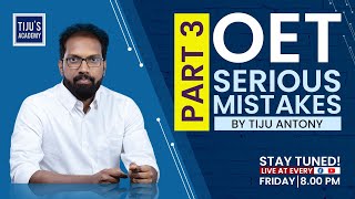 OET Writing Tips for nurses OET Serious Mistakes Tijus Academy [upl. by Konyn]