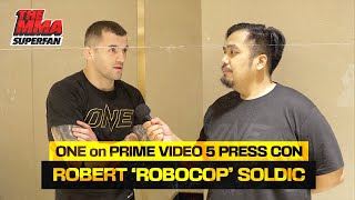 Roberto Soldic talks The MMA Superfans Bong Lozada at the ONE on Prime Video 5 Press Conference [upl. by Ennovaj]