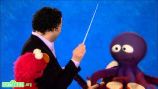 Sesame Street Gustavo Dudamel and Elmo Stupendous [upl. by Leirol251]