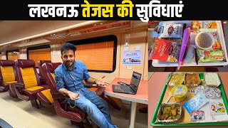 New Delhi Lucknow Tejas Express Journey experience in DIWALI time [upl. by Esille]