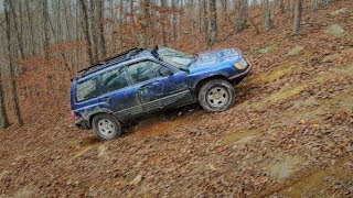 Brutal mountain climb  Subaru Forester offroad at East Lynn [upl. by Glynias183]